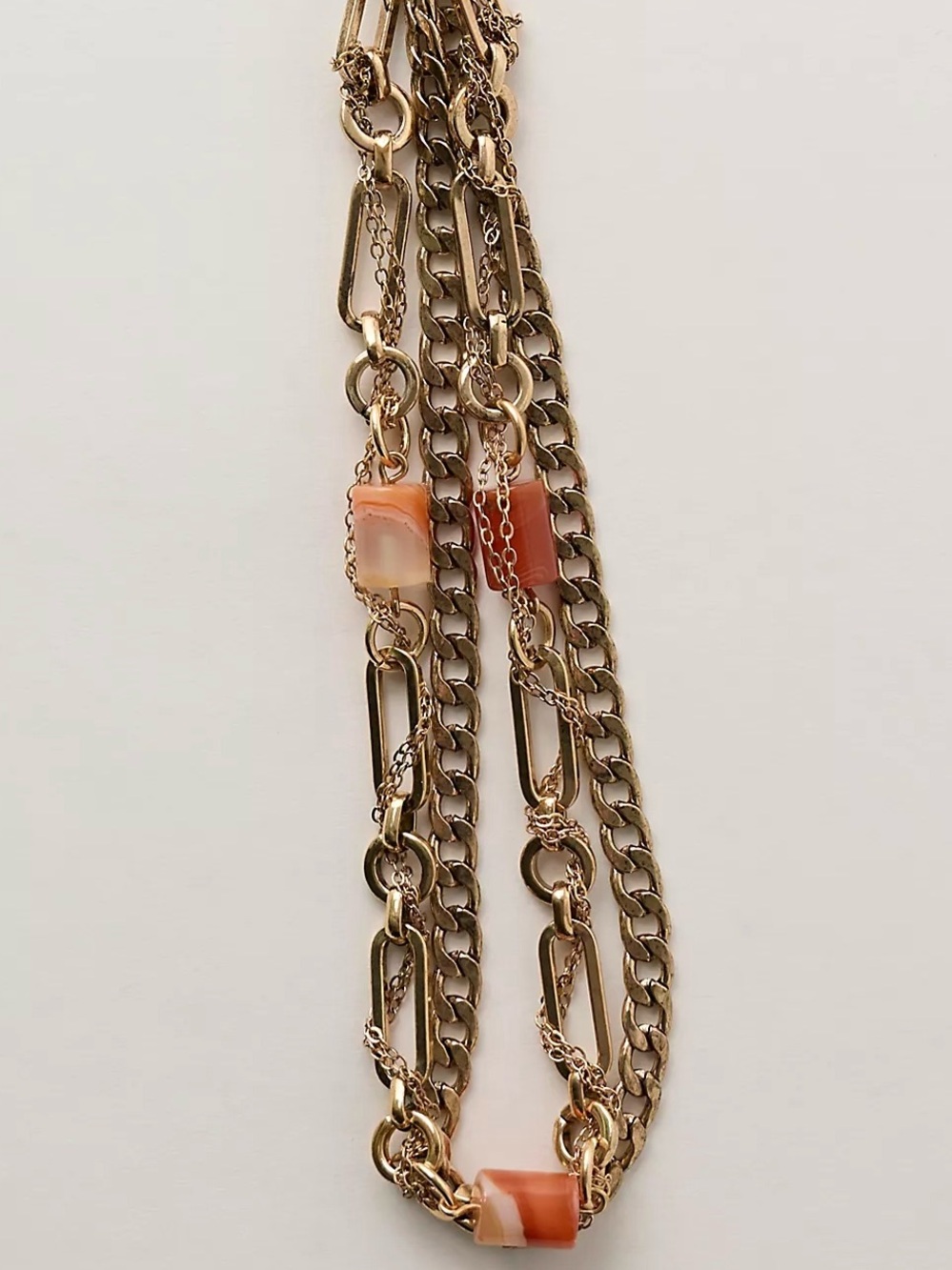 NEW Free People Layered Chain Phone Wristlet - Picture 10 of 10